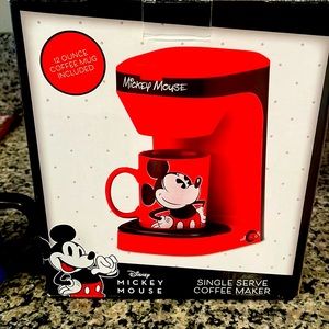 Mickey Mouse single serve coffee maker NWOT